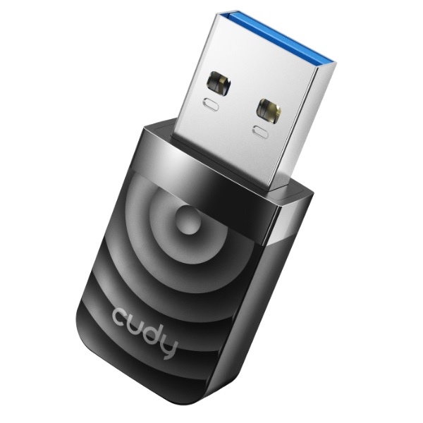 Adaptador inalámbrico USB 3.0 Cudy WU1300S Wi-Fi AC13002.4Ghz 400Mbps y 5Ghz 867Mbps - Contpaqi