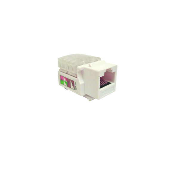 JACK CAT 5E KEYSTONE BROBOTIX B  LANCO - Código: 230201 | Compra en Guadalajara