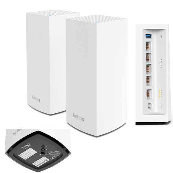 ROUTER LINKSYS ATLAS MAX 6E TRI-BANDMESH AX8400 2 PACK MX8502 - Código: MX8502 | Compra en Guadalajara
