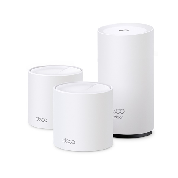 Sistema Deco WM9000 3 piezas TP-Link Mesh Wi-Fi 6 AX3000 2 piezas WM9000 y 1 pieza WM9000-Outdoor para exterior MU-MIMO OFDMA - Nexxt