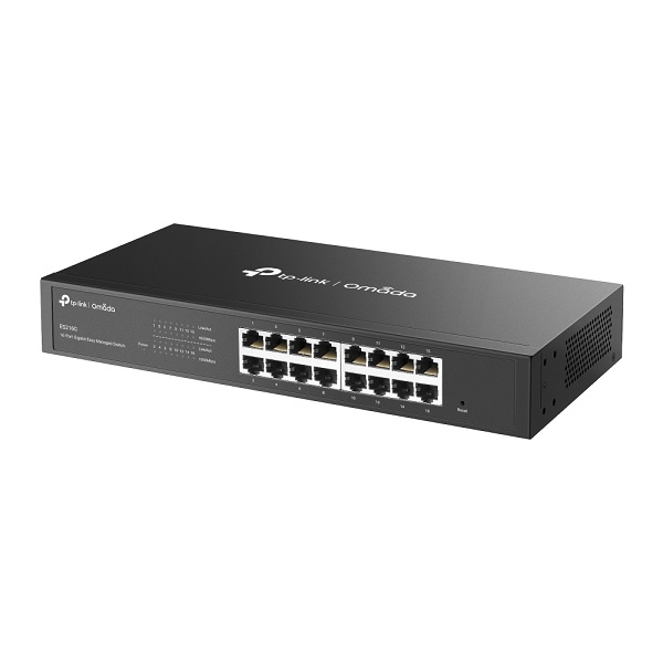 Switch Easy Managed TP-Link Omada ES216G metálico escritorio/ montaje pared 16 puertos gigabit AUTO Negotiation/AUTO MDI/MDIX - Nexxt