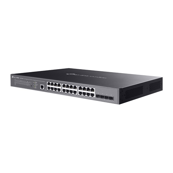 Switch TP-Link Omada SG3428XMPP administrable L2 24 puertos gigabit PoE 8x PoE max. 90W 16x PoE max. 30W max. total 500W 4x SFP 10Gbps - Tp Link
