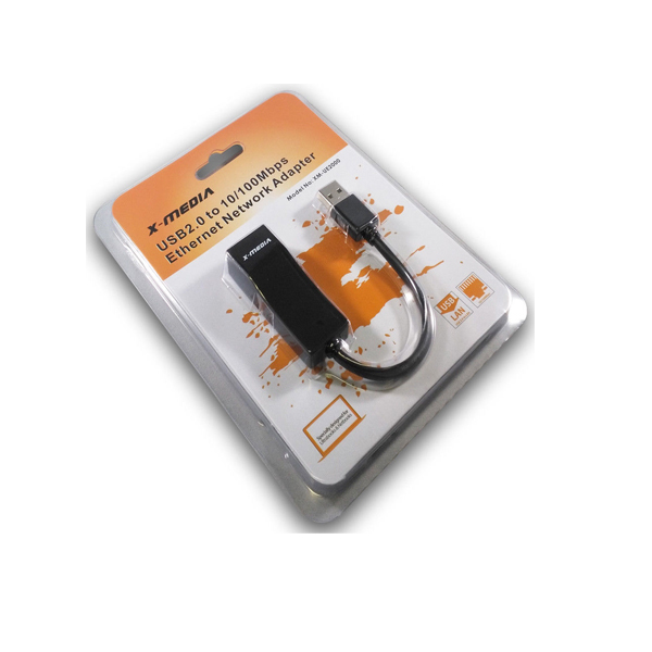 Adaptador X-Media XM-UE2000 USB 2.0 a puerto Ethernet RJ45 10/100 plug and play - Tp Link