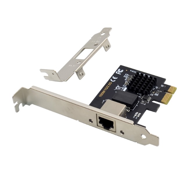 Adaptador X-Media XM-NA4810 PCI Express 1 puerto RJ45 hasta 2.5Gbps chipset Realtek RTL8125B LED indicador enlace - Tp Link