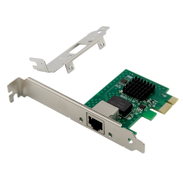 Adaptador PCI Express X-Media XM-NA4811 con 1 puerto RJ45 hasta 2.5Gbps chipset Intel I225-V LED indicador de enlace - Steren