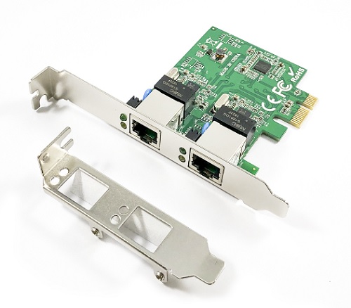 Adaptador PCI Express X-Media XM-NA3820 con 2 puertos RJ45 gigabit 10/100/1000M chipset Realtek RTL8111F ASM1182e - Tp Link
