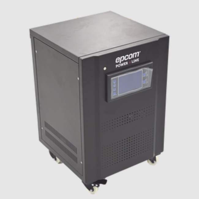 Regulador de voltaje Epcom Industrial Bifasico 5 kVA/5 kW 220 V / Entrada 176-264 V Vca / Salida 215.6-224.4 Vca - Eaton