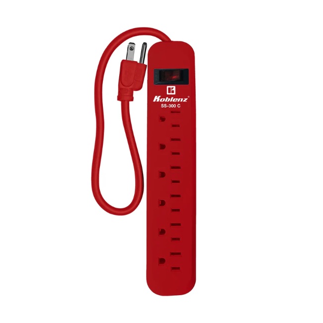 SUPRESOR KOBLENZ SS-300 C ROJO  300 JOULES - Código: 00-5369-00-4 | Compra en Guadalajara