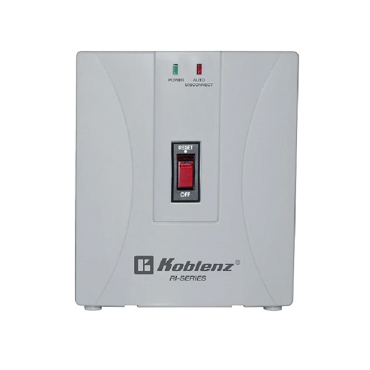 Regulador Koblenz RI-20 C ub de 1900 VA 1400 Watts línea blanca producto con uso y caja generica 1 contacto aterrizado y regulado ideal para refrigeradores de hasta 28 pies cúbicos - Código: REGKORI-20CUB | Compra en Guadalajara