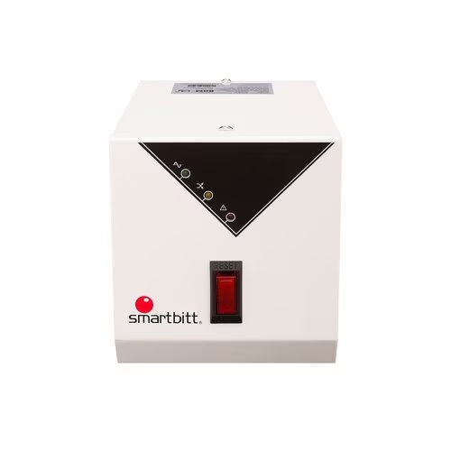 Regulador Smartbitt SBAVRC3300 de 3300VA/2000W rango salida 90-150 Vca 1x NEMA 5-15R línea blanca soporta cargas capacitivas indictivas y reactivas - Código: SBAVRC3300 | Compra en Guadalajara