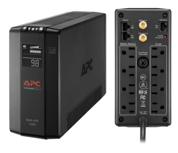 No-Break APC BX1000M No-Break APC BX1000M 600Vatios / 1.0kVa 12 Hr Negro - Código: BX1000M-LM60 | Compra en Guadalajara