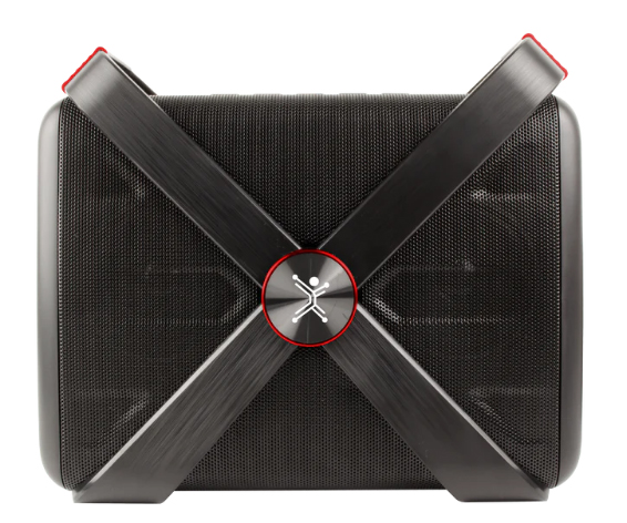 BOCINA INALAMBRICA BLUETOOTH PORTATIL RECARGABLE 12W FUNCION TWS PERFECT CHOICE X-PLOTION - NEGRO - Poly