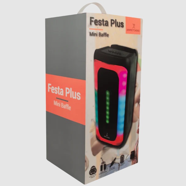 Bocina Bluetooth Inalámbrica 4 TWS Sonido Estéreo Perfect Choice Festa Plus PC-112860 - Código: PC-112860 | Compra en Guadalajara
