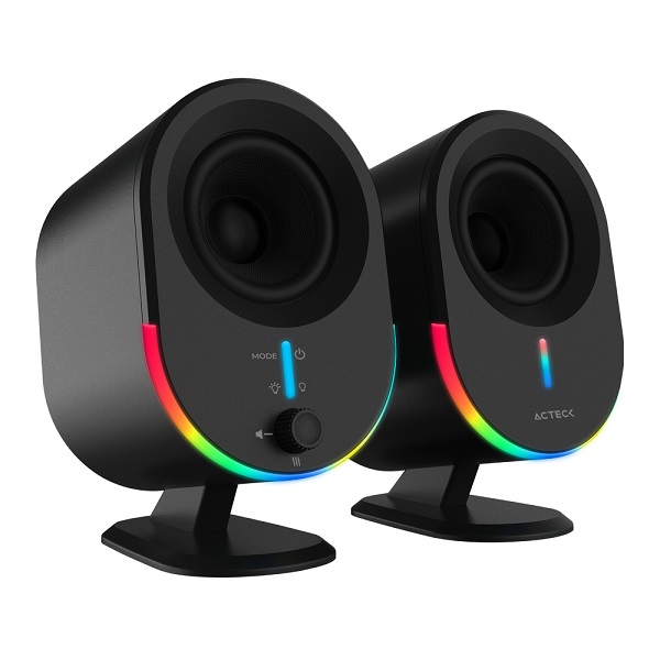Bocinas Acteck Exact BS630 Negro Bluetooth 5.0 AUX 3.5mm USB Indicador LED  AC-935869 - Código: AC-935869 | Compra en Guadalajara