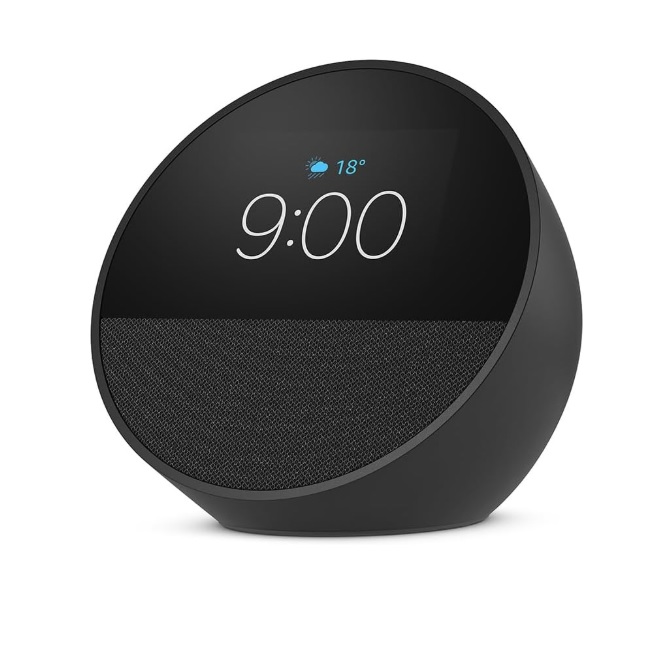 Asistente Amazon ECHO SPOT pantalla 2.83 pulgadas Negra  AMAZON ECHO SPOT NEGRO - Código: AMAZON ECHO SPOT NEGRO | Compra en Guadalajara