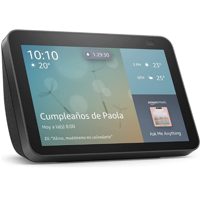 ASISTENTE AMAZON ECHO SHOW PANTALLA 8 PULGADAS CARBON  B07PF1Y28C - Código: B07PF1Y28C | Compra en Guadalajara