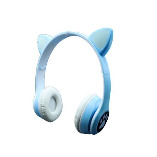 Audifonos Highlink Cat Headphones diadema en forma de gato Bluetooth batería integrada 400mAh color azul  CAT HEADPHONES - Código: CAT HEADPHONES | Compra en Guadalajara