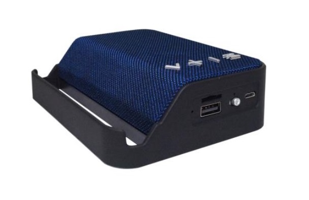 Bocina Highlink Handle color azul Bluetooth 4.2 lector memorias USB y SD batería 800mAh con soporte para colocar celular  HLIHANBLUE - Código: HLIHANBLUE | Compra en Guadalajara