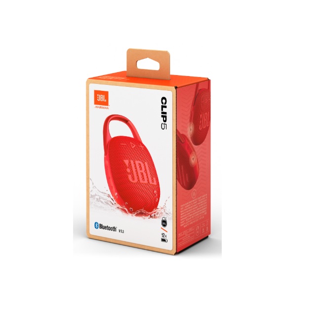 JBL CLIP 5 Portable Bluetooth Speaker Red - Código: JBLCLIP5REDAM | Compra en Guadalajara