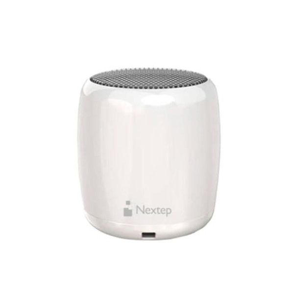 Mini Bocina Nextep Bluetooth Manos Libres con Botón para Selfies Color Blanco NE-401 - Código: NE-401 | Compra en Guadalajara