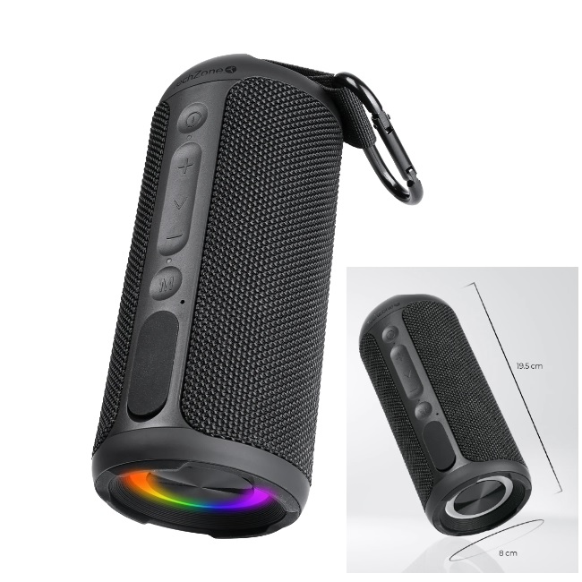 Bocina TECHZONE TZSP02 BOCINA BLUETOOTH PORTATIL RGB ALCANCE 10 MTS TIEMPO DE CARGA 4 - 5 HRS DURACIÓN DE BATERIA7 - 8 HRS PUERTO DE CARGA TIPO USB C RESISTENCIA AL AGUA IPX7 - Código: TZSP02 | Compra en Guadalajara