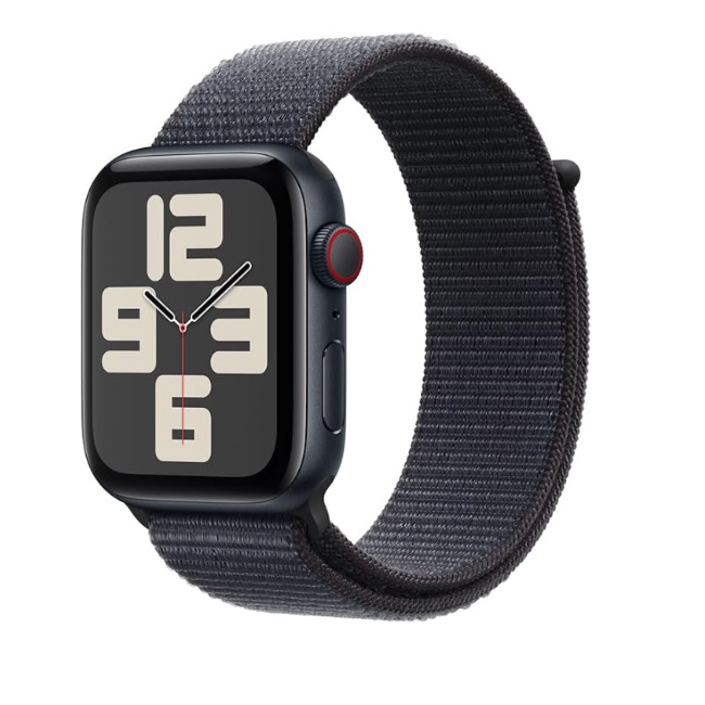 Apple Smart Watch SE 44mm GPS LTE pantalla OLED cubierta de Aluminio Bluetooth color Midnight - Brobotix