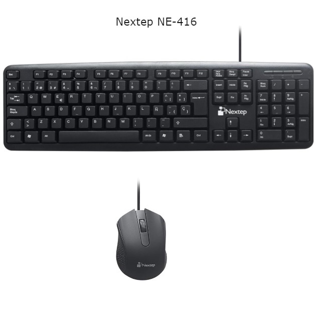 Teclado Y Mouse Nextep Alambrico Usb NE-416 - NE-416