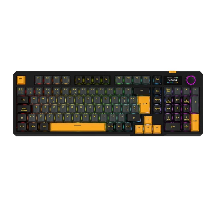 Teclados Gaming Balam Rush DEFEAT LEVEL GK3 Teclado Gamer Inalámbrico DEFEAT LEVEL GK3 Balam Rush Pantalla Inteligente IPS 1.14 Pulgadas - Código: BR-942492 | Compra en Guadalajara