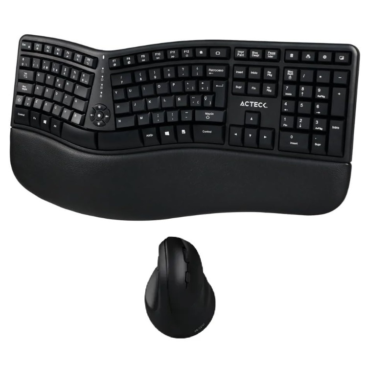 Kit Teclado y Mouse Creator Virtuos USADO y empaque dañado con detallesFitt MK770 negro Inalambrico recargable ergonomico - Código: AC-936248UB | Compra en Guadalajara