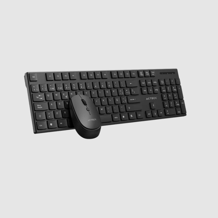 Kit Teclado y mouse Acteck Inalambrico Creator Vantage Prime MK555 Advanced membrana 2.4 MHz 1xBateria AAA 1xBateria AA - Código: AC-943499 | Compra en Guadalajara