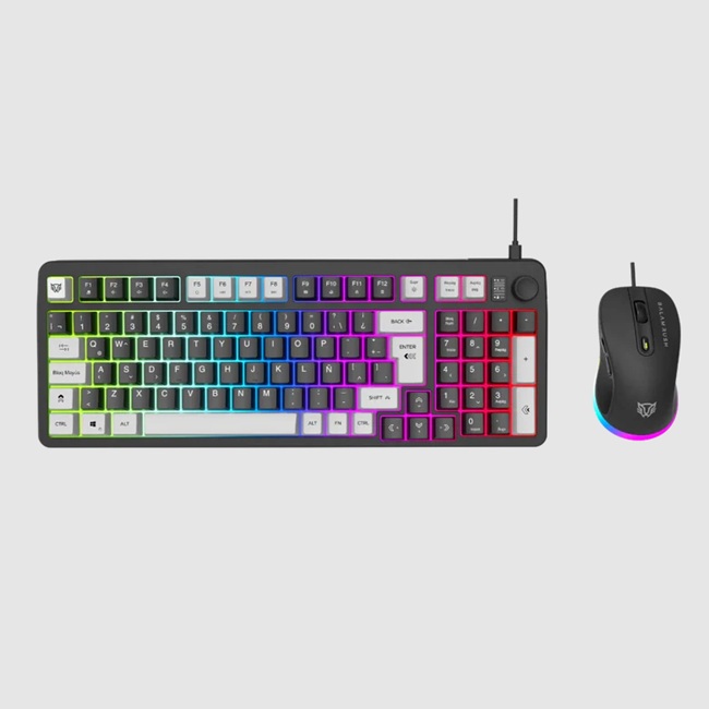 Kits Para Teclado Y Mouse Balam Rush KG515 Kit Teclado Y Mouse Squad Conquest MG515 Balam Rush Azender Series Iluminacion RGB Color Negro. AC-940443 - Thermaltake