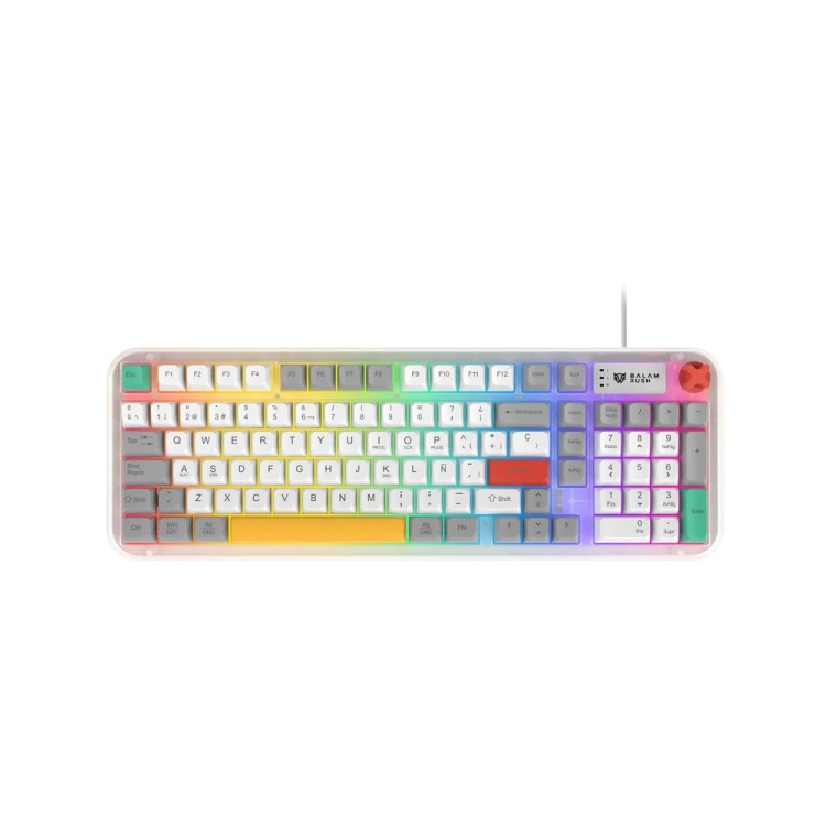TECLADO GAMER ALAMBRICO WARSTRI  FROST KG500F / MEMBRANA 96 / 98 TE - Código: BR-945790 | Compra en Guadalajara