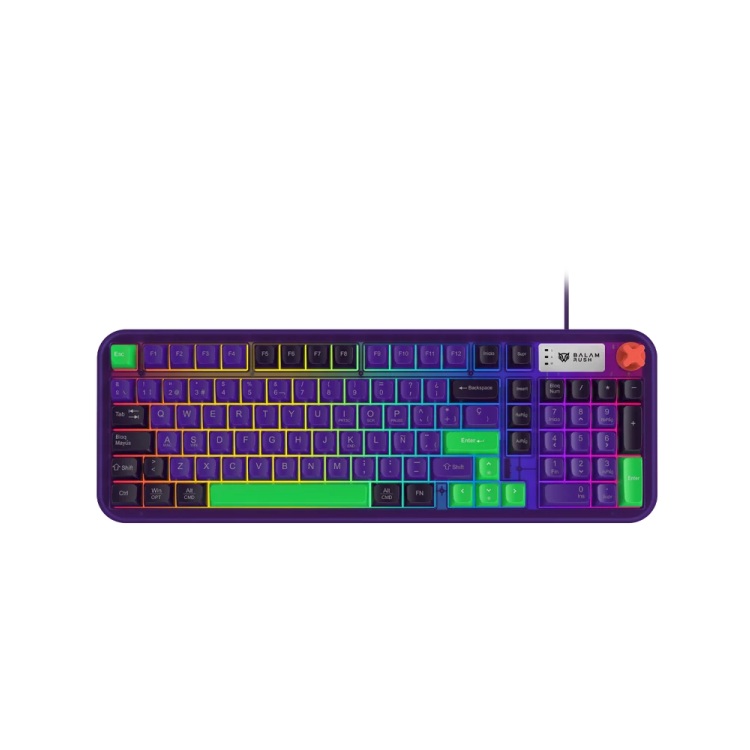 TECLADO GAMER ALAMBRICO WARSTRI  EVA KG500E / MEMBRANA 96 / 98 TECL - Código: BR-945806 | Compra en Guadalajara