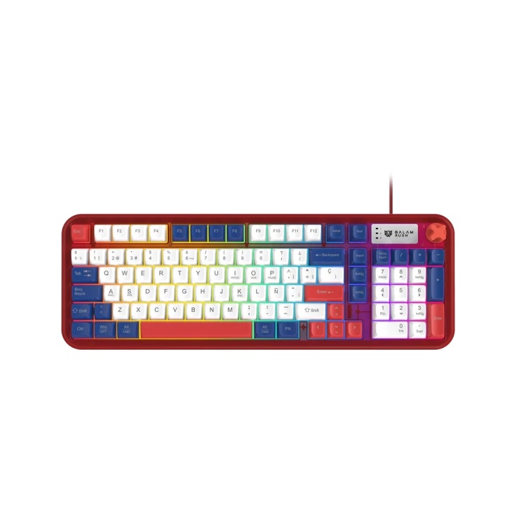 TECLADO GAMER ALAMBRICO WARSTRI  GUNDA KG500G / MEMBRANA 96 / 98 TE - Código: BR-945813 | Compra en Guadalajara