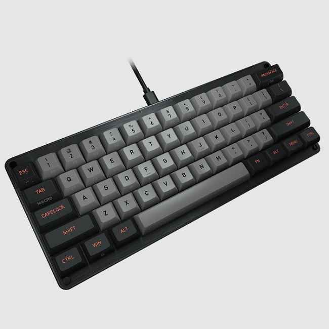 Teclado Cougar Puri Mini Mecanico USB RGB con protector magnetico interruptores rojos - Balam Rush