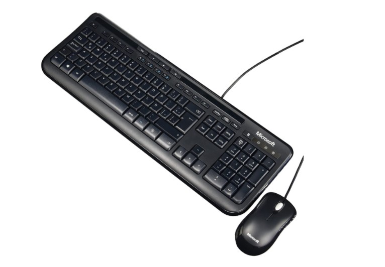 Microsoft Wired Desktop 600  Juego De Teclado Y Ratn  Usb  Negro - APB-00004