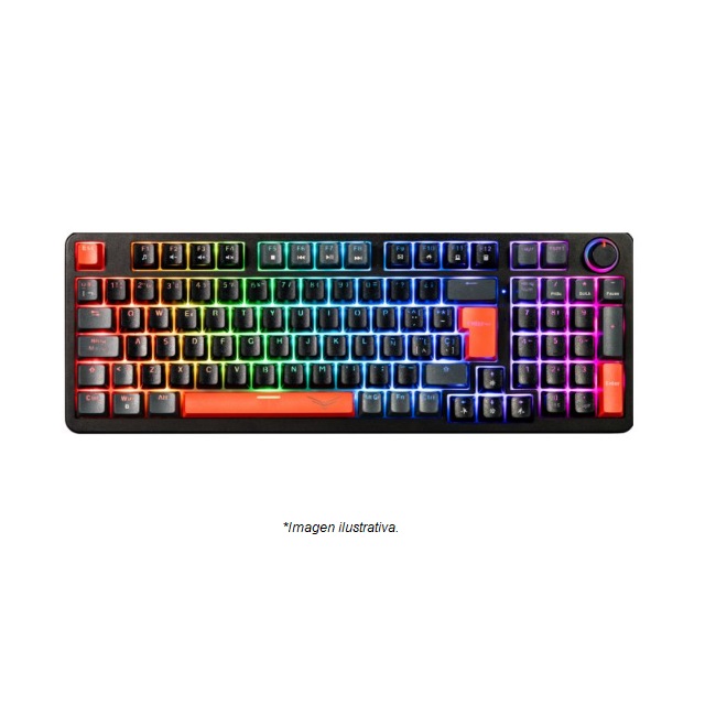 NACEB KB MECANICO GAMER SWITCH  BROWN RGB RED PHYTON NA-0972N - Balam Rush