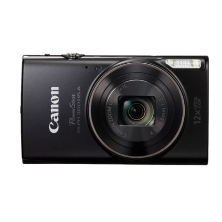 Camara digital Canon Powershot ELPH 360HS Negro zoom optico de 12x 20MP WiFi NFC - Manhattan
