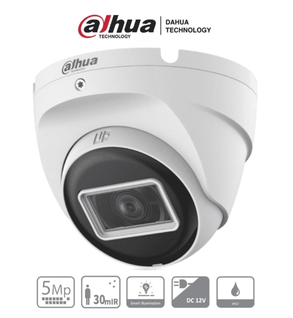 DAHUA HAC-T2A51N-U-28-S2 - Camara Domo de 5 Megapixeles/106 Grados de Apertura/ Metalica/ Lente de 2.8 mm/ IR de 30 Metros/ Soporta CVI AHD TVI y CVBS/ - Bosch