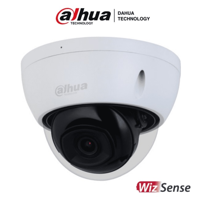 DAHUA DH-IPC-HDBW2241E-S Cámara IP Domo Antivandálica de 2 Megapixeles. Lente de 2.8 mm micrófono integrado analíticos IVS 106 de visión IR de 30 m WDR real 120 dB compresión H.265 ranura MicroSD carcasa metálica IP67 e IK10 - Vivotek