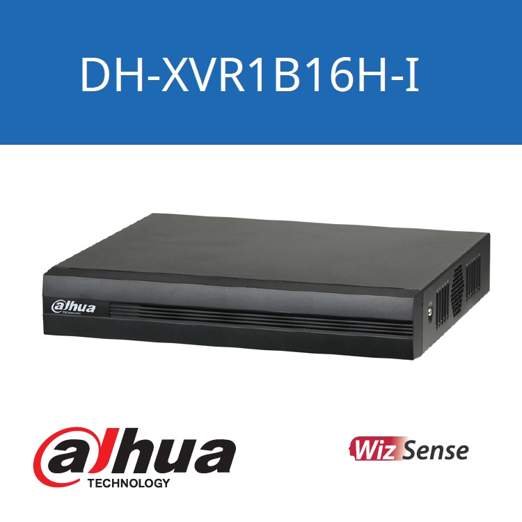 DVR Dahua DH-XVR1B16H-I 16 canales 5 mpx lite wizsense h.265 16 canales hdcvi 8 ip hasta 24 canales ip smd plus Open Box - Hikvision