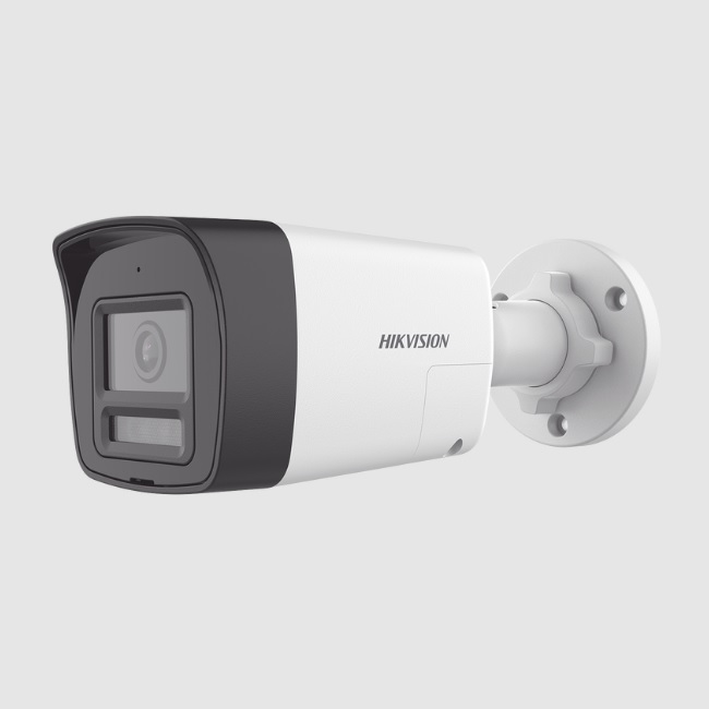 Cámara Bala Análoga HIKVISION DS-2CE16D0T-LTS Audio Bidireccional Dual Light ColorVu Bala TURBOHD 2 Megapixel 1080p / Lente 2.8 Mm / 30 Mts IR EXIR 20 Mts Luz Blanca - Código: DS-2CE16D0T-LTS | Compra en Guadalajara