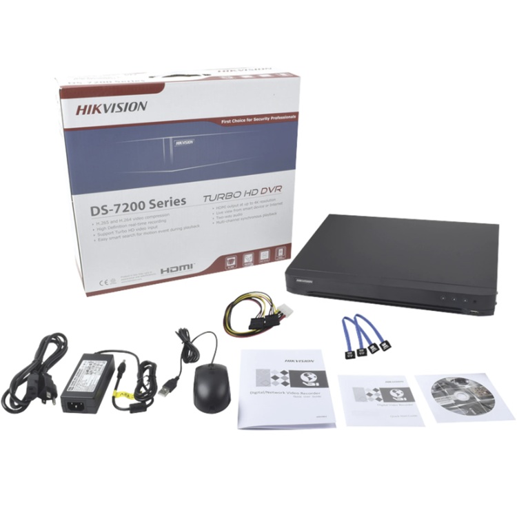 Dvr Hikvision 32 Canales TurboHD 8 Canales IP / 5 Megapixel Lite - 3K Lite / Acusense / Reconocimiento Facial / Audio por Coaxitron / 2 Bahías de Disco Duro / - Código: IDS7232HQHIM2/XT | Compra en Guadalajara