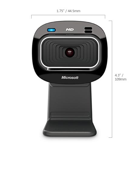 Microsoft Lifecam Hd3000  Webcam  Color  1280 X 720  Audio  Con Cable  Usb 20 - T3H-00011