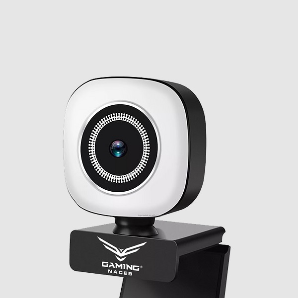 Cámara WEB Naceb Technology NA-0958 Cámara Web NACEB NA-0958 1080P 30FPs Con Micrófono Y Luz Led Full HD - Código: NA-0958 | Compra en Guadalajara